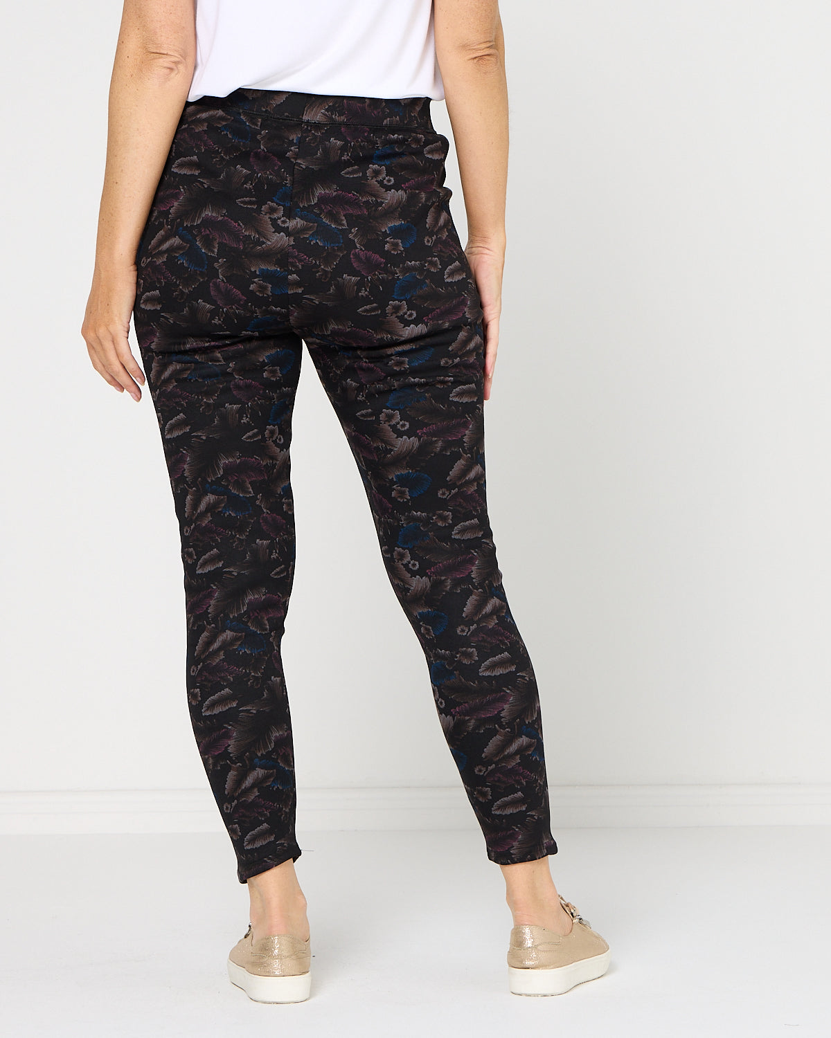 Faraday Fur Lined Leggings - Autumn Leaf