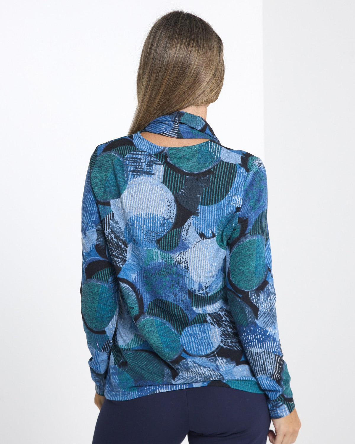 Lani Knit Top & Snood - Ocean Mist