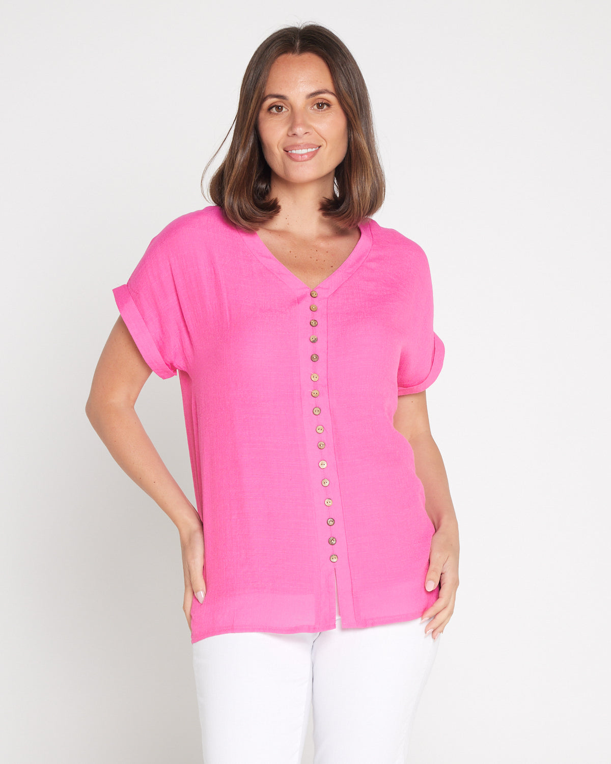 Gemma Top - Candy Pink