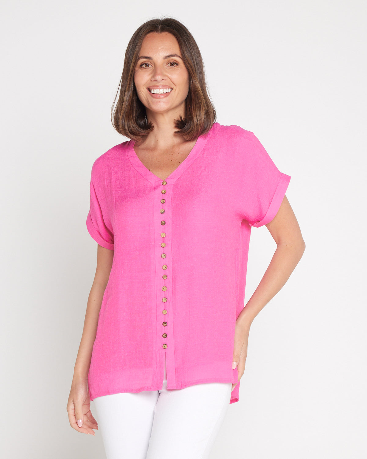 Gemma Top - Candy Pink
