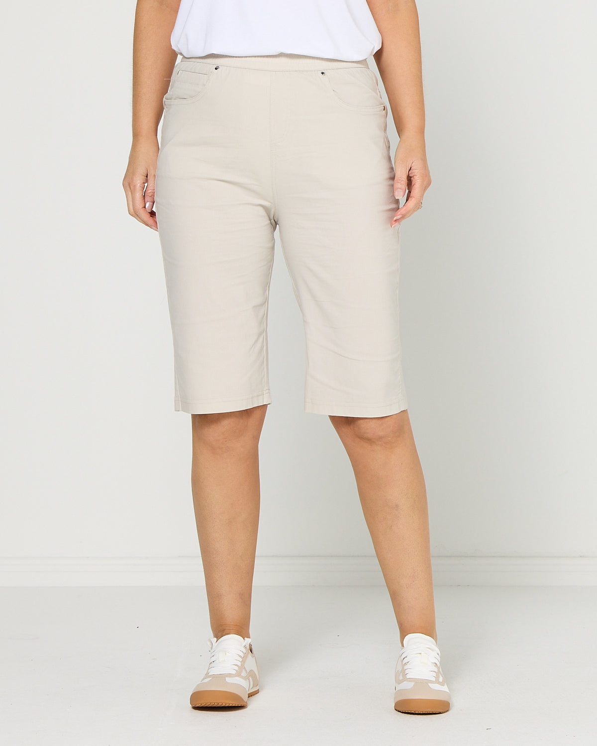 Travel Ease Shorts - Stone
