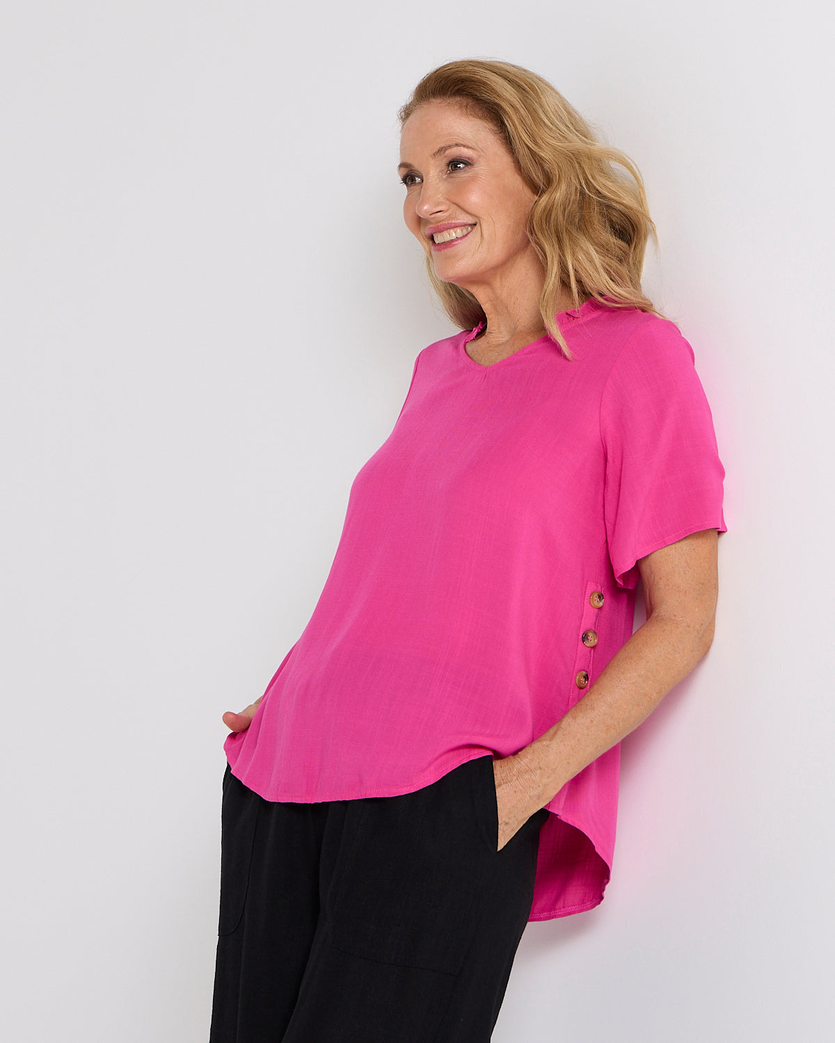 Alicia Top - Hot Pink