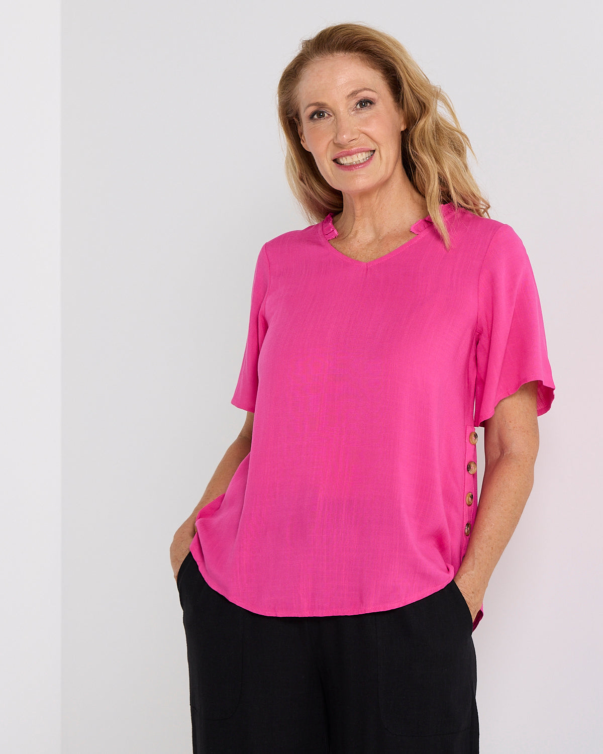 Alicia Top - Hot Pink