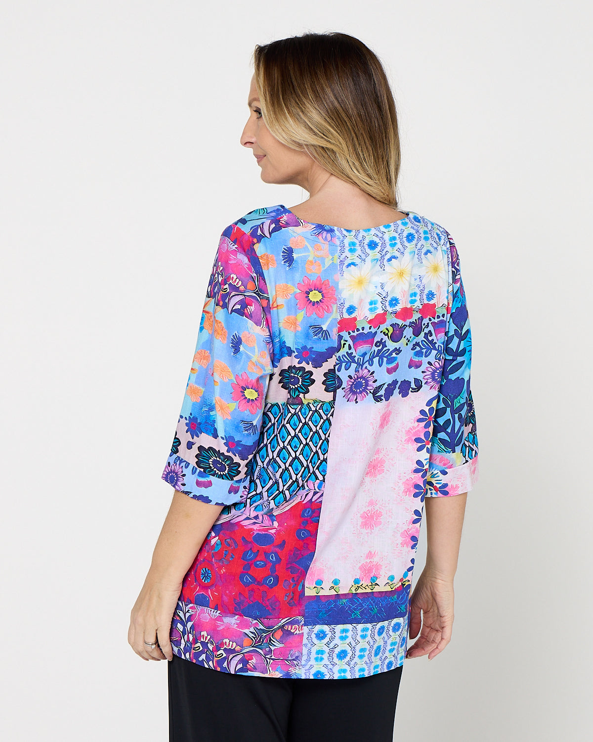 Esther Top - Garden Mosaic