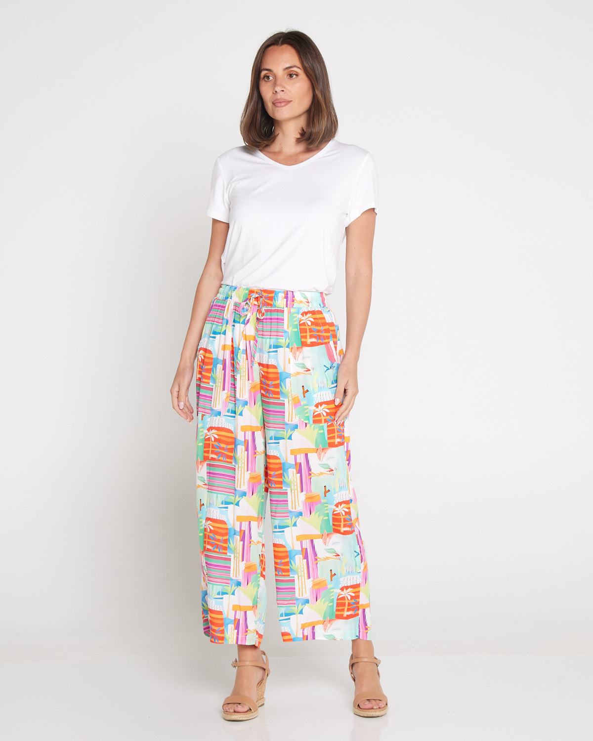 Aiko Lightweight Pants - Tropicana Vista