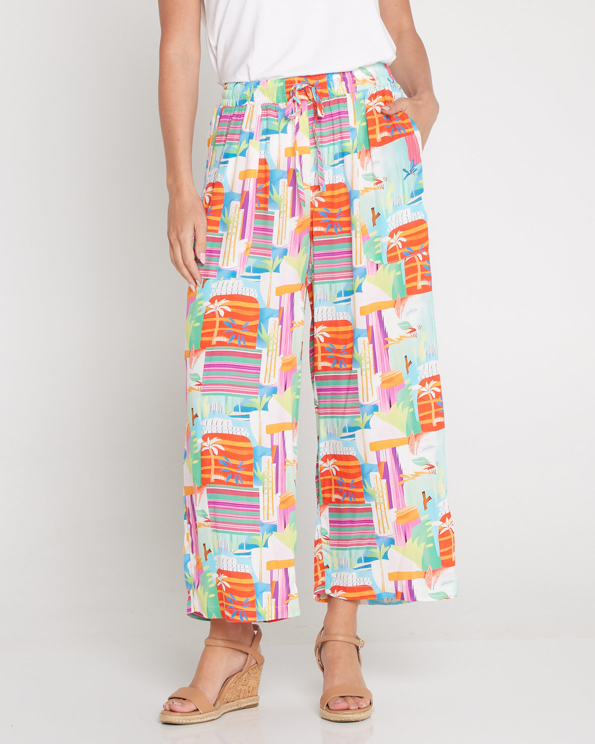 Aiko Lightweight Pants - Tropicana Vista