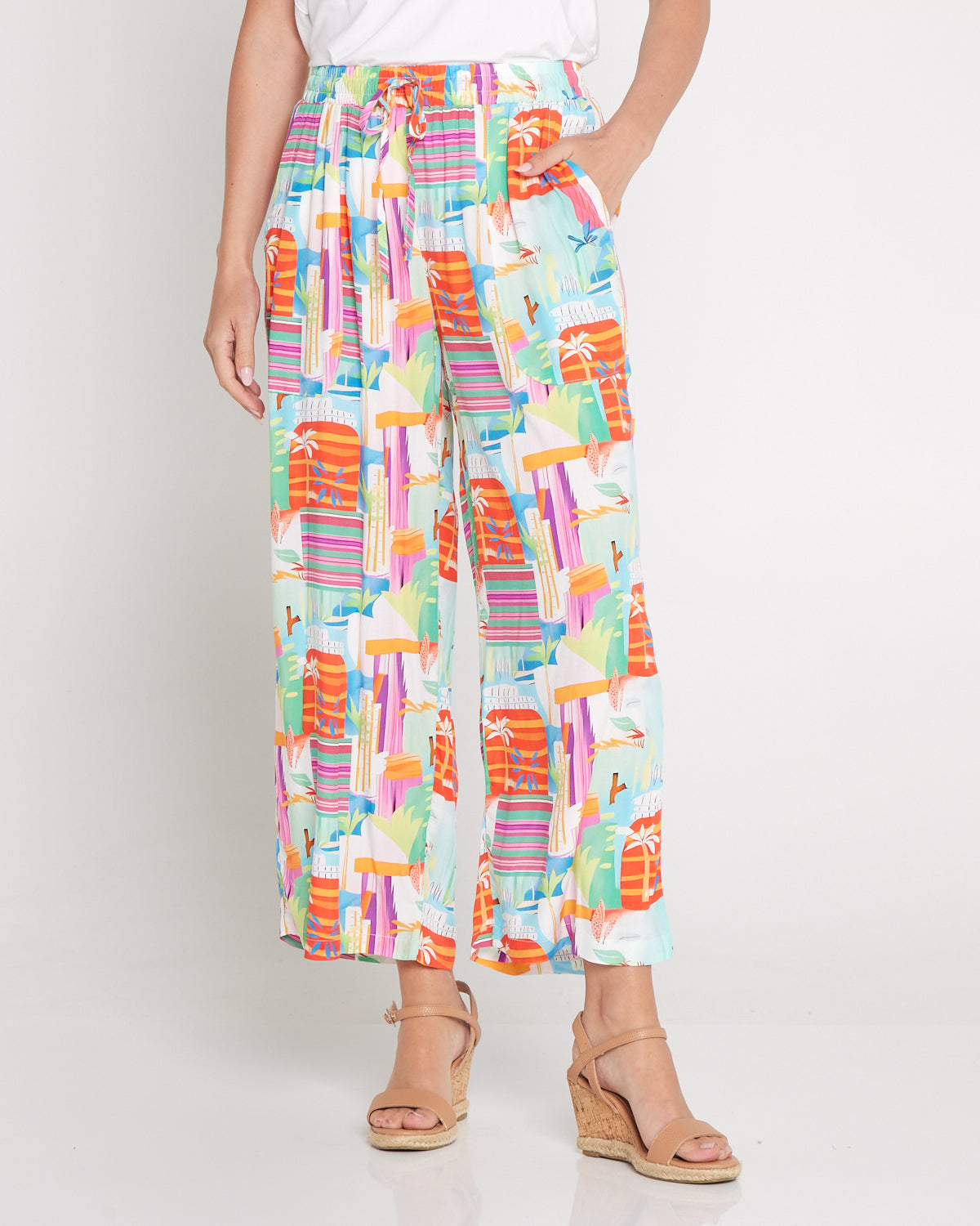 Aiko Lightweight Pants - Tropicana Vista