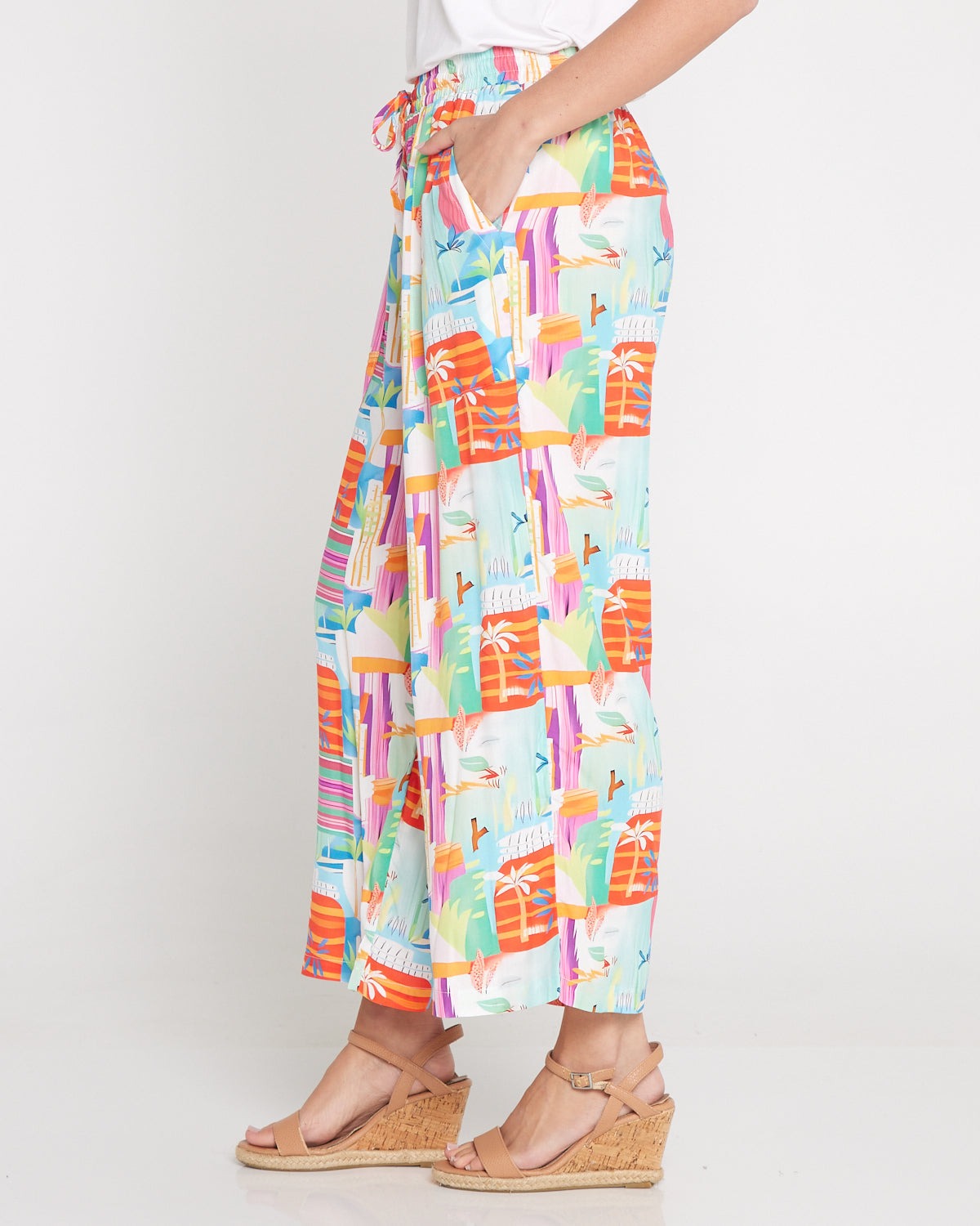 Aiko Lightweight Pants - Tropicana Vista