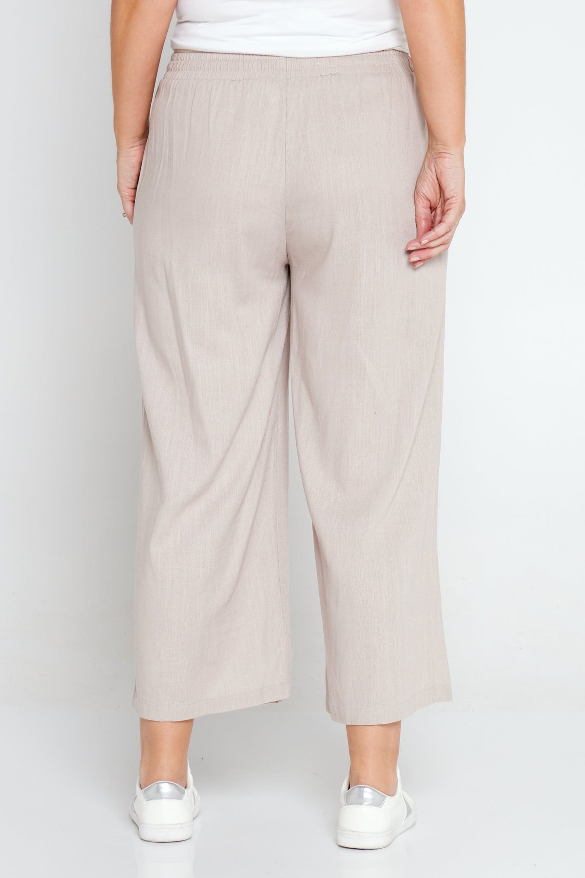 Aiko Linen Pants - Taupe