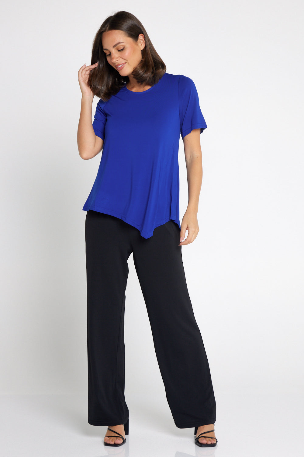 Gianna Wide Leg Pants - Black