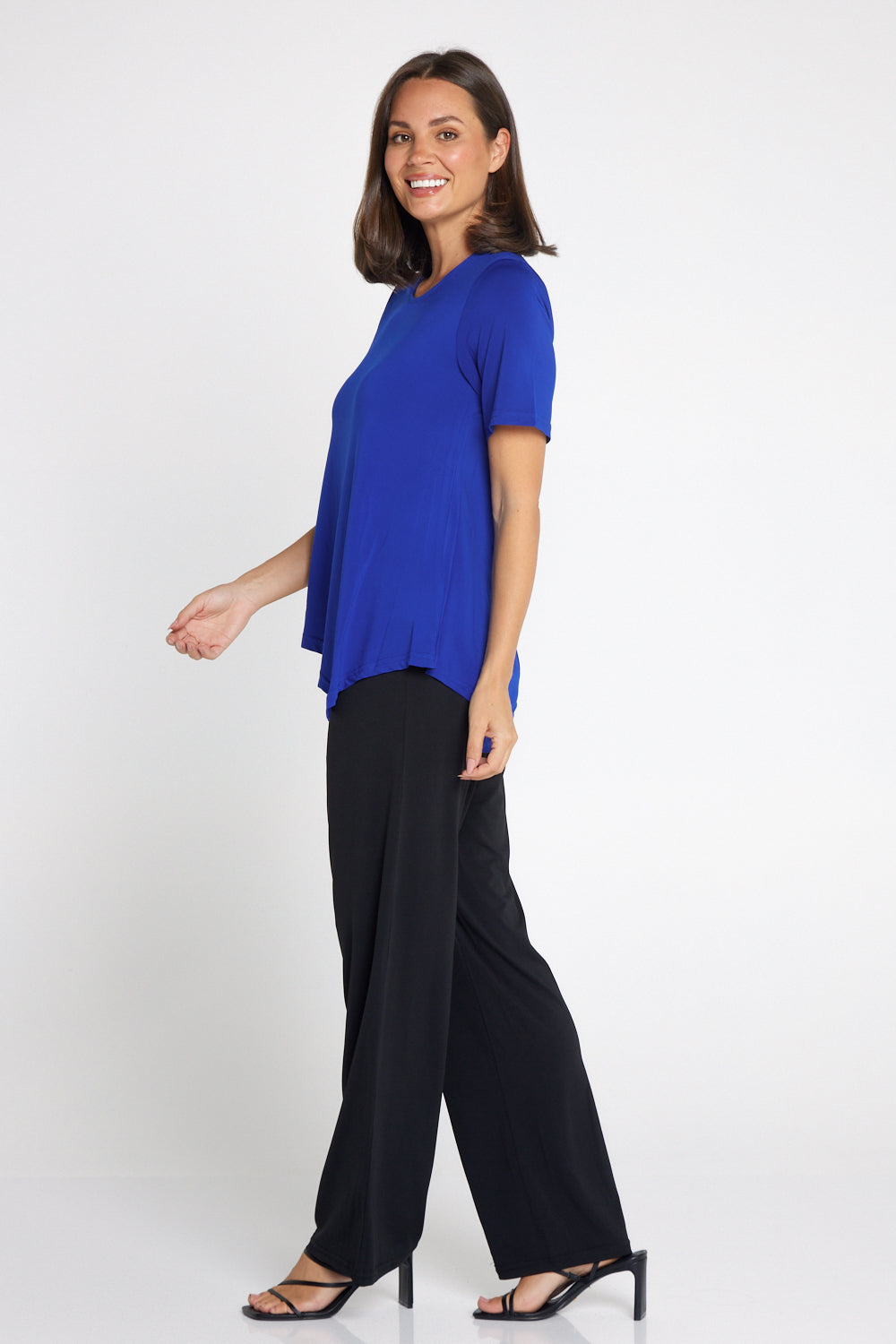 Gianna Wide Leg Pants - Black