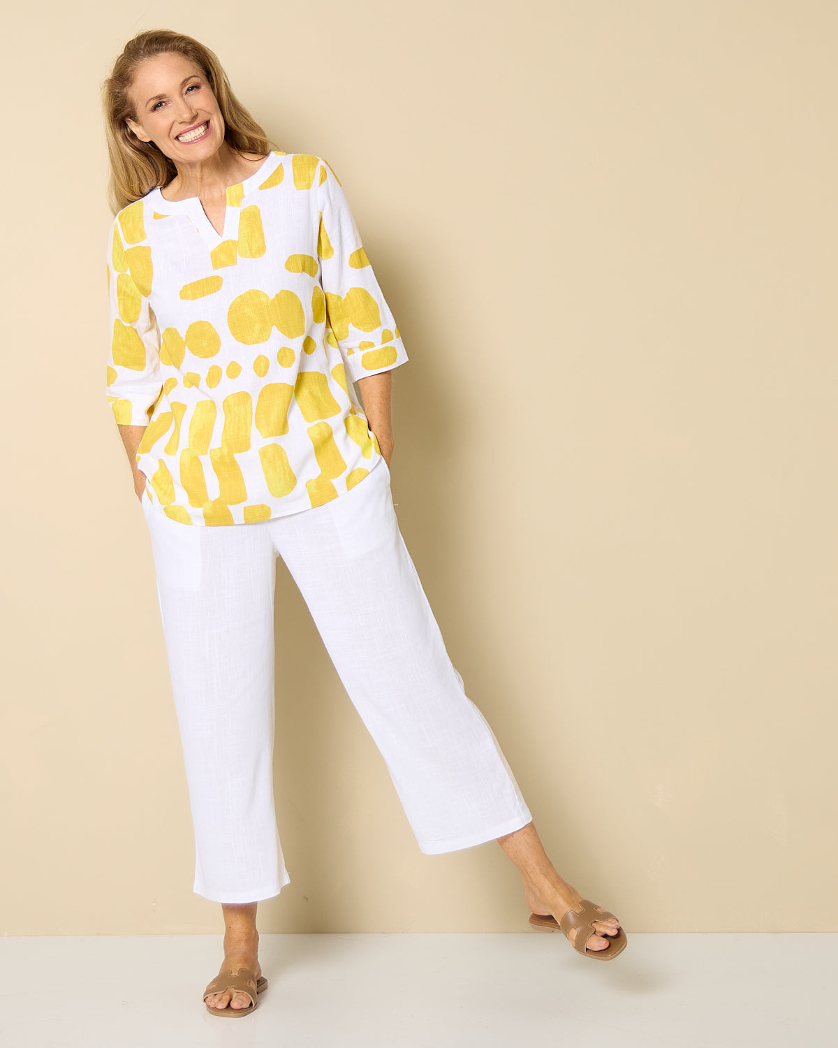 Positano Pant - White