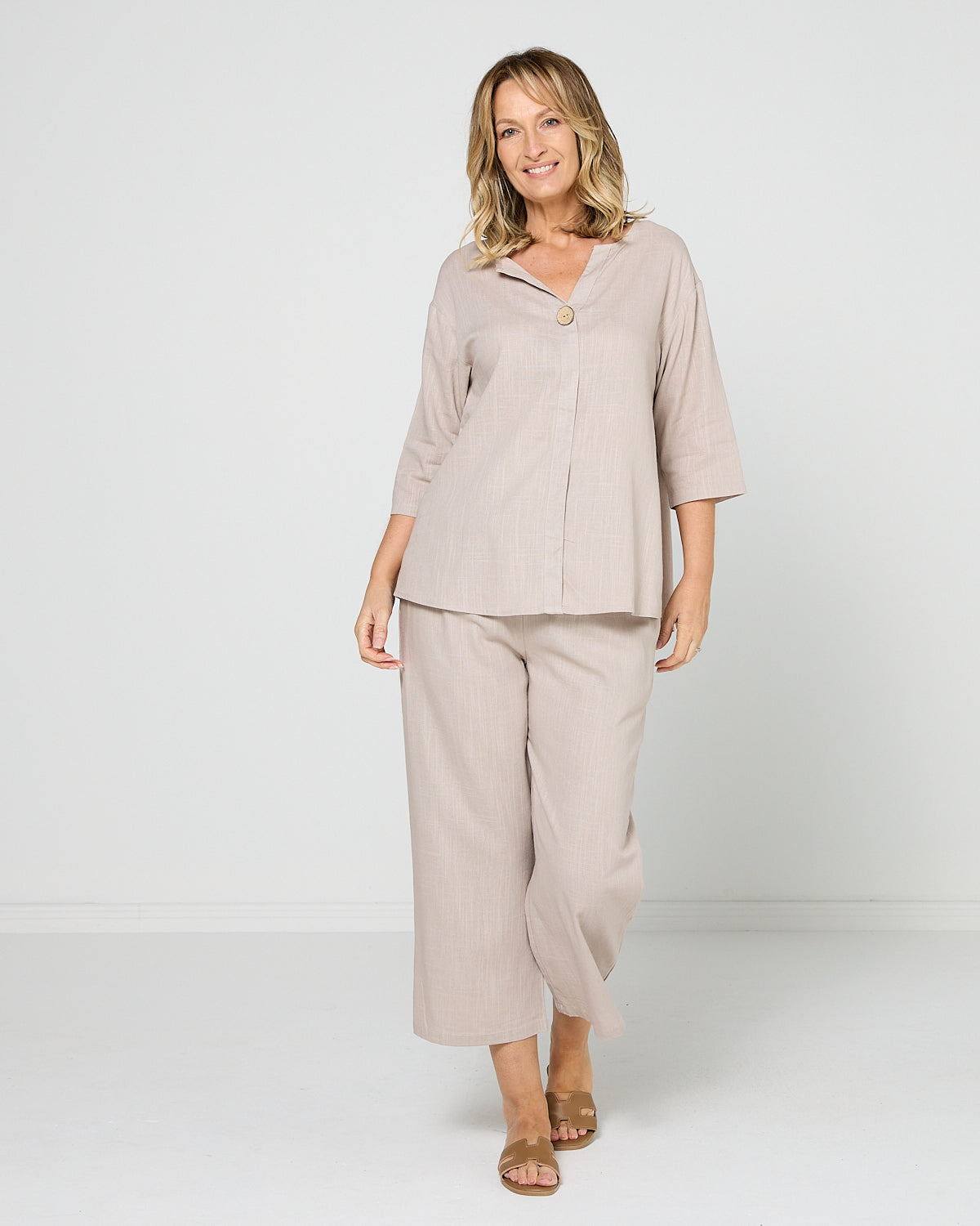 Positano Pant - Stone