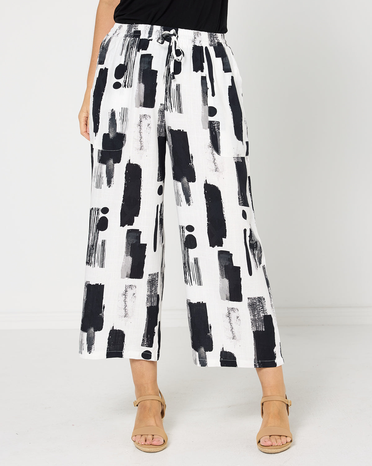 Aiko Linen Pants - Ink Wash
