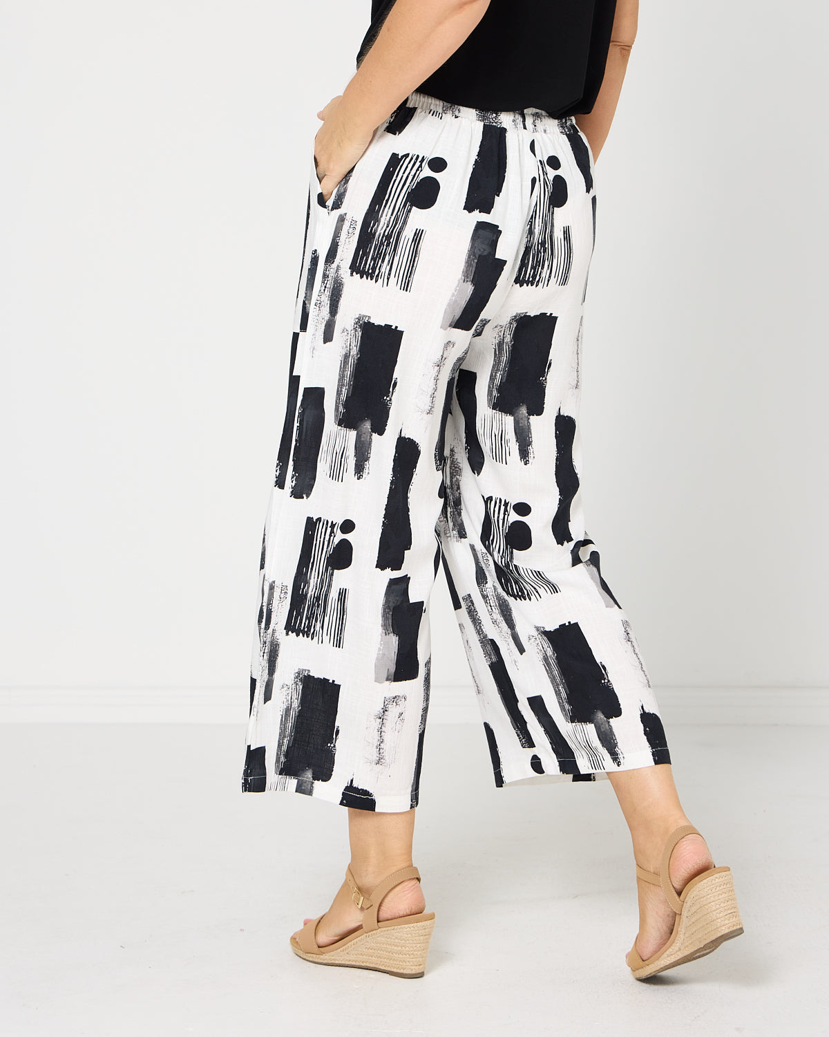 Aiko Linen Pants - Ink Wash