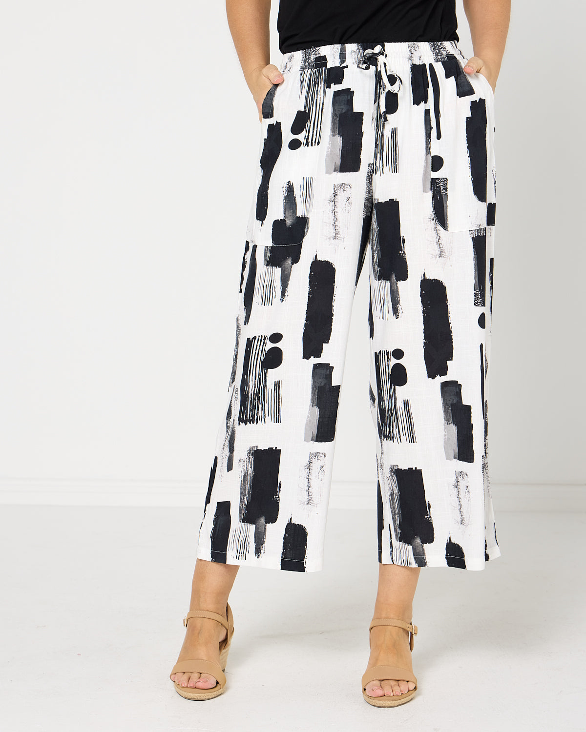 Aiko Linen Pants - Ink Wash