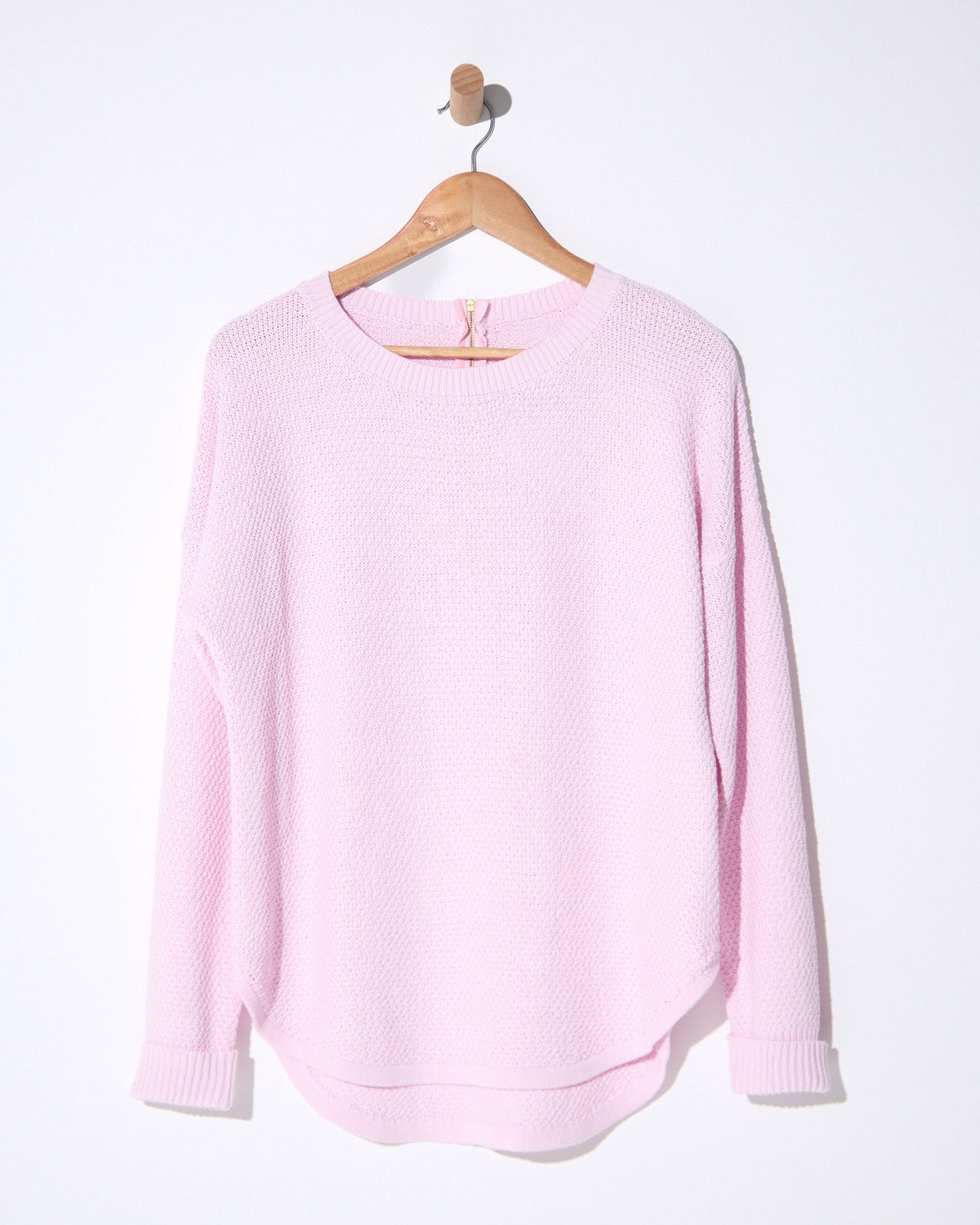 Brenda Waffle Knit - Blush
