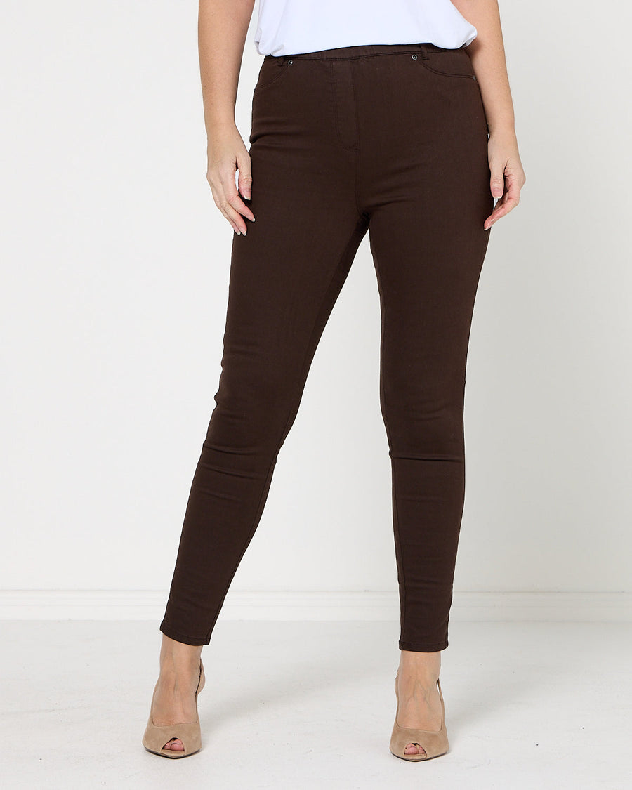 Denver Jegging - Chocolate