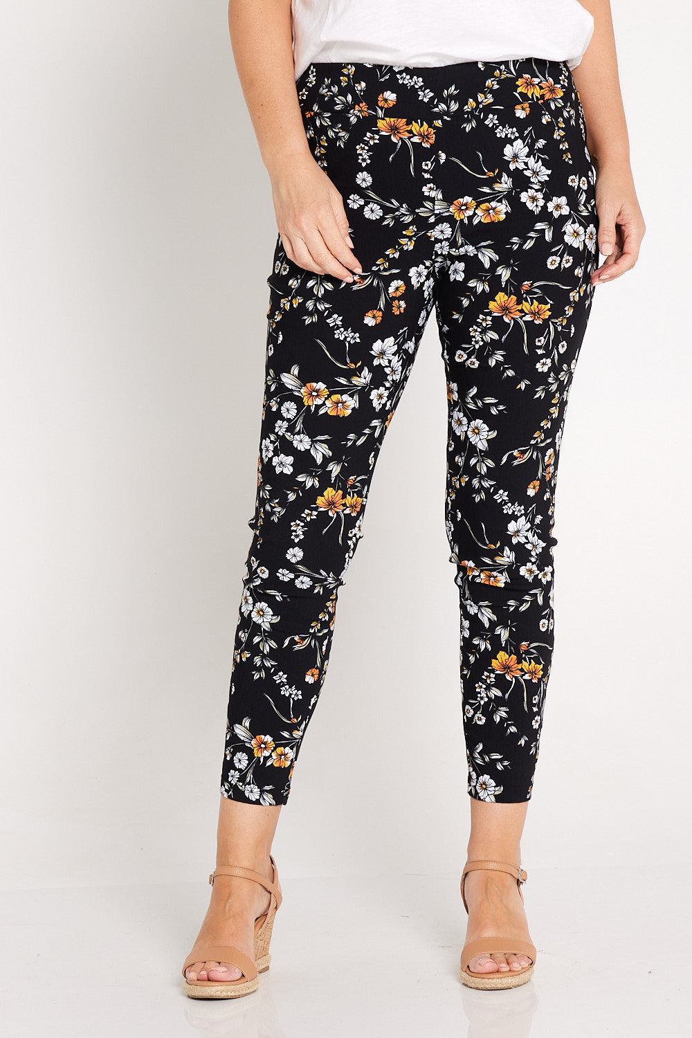 Calloway Pants - Black Floral