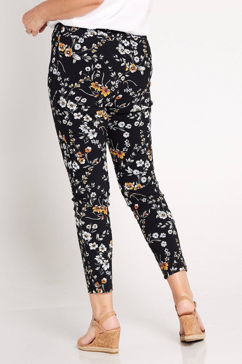 Calloway Pants - Black Floral