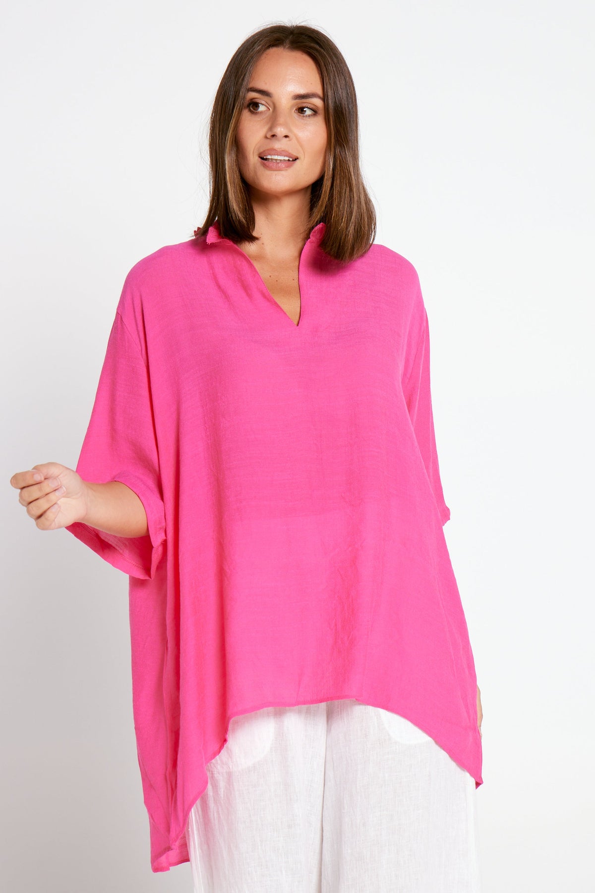 Chiara Top - Hot Pink