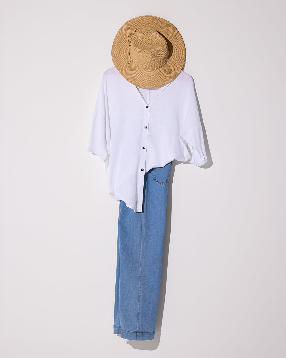 Elton Linen Shirt - White