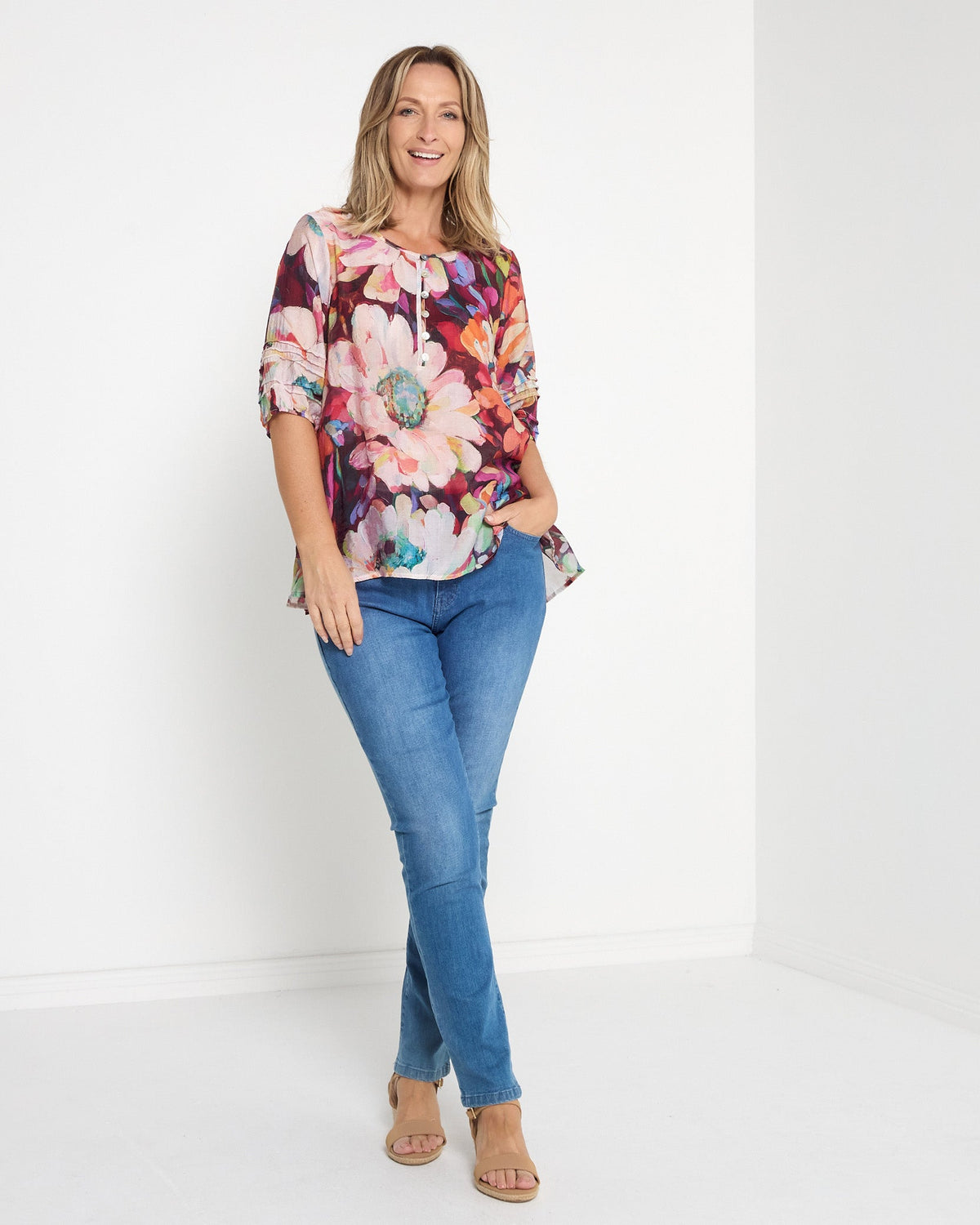 Farida Blouse - Jewel Garden