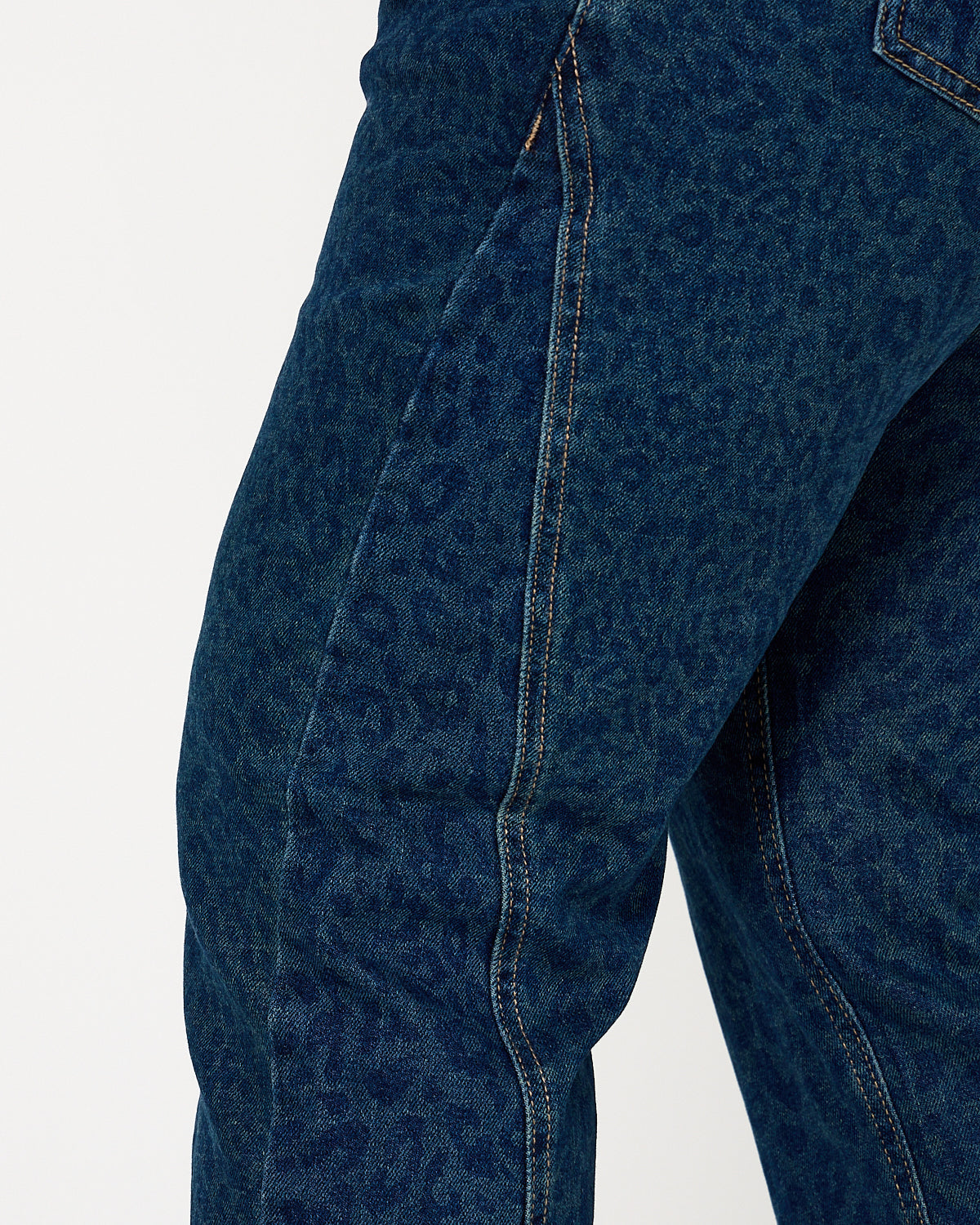 Aspen Jean - Indigo Leopard