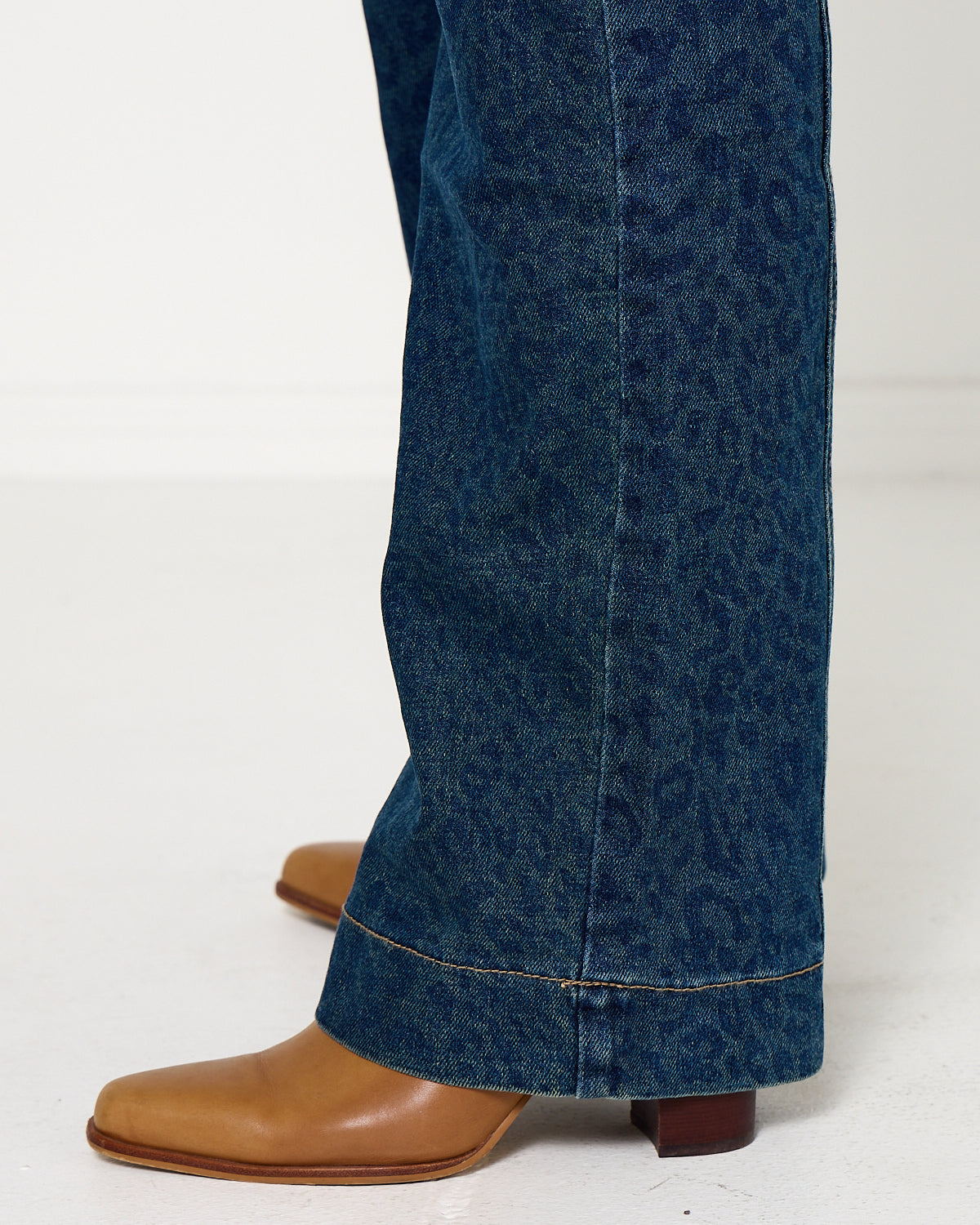 Aspen Jean - Indigo Leopard