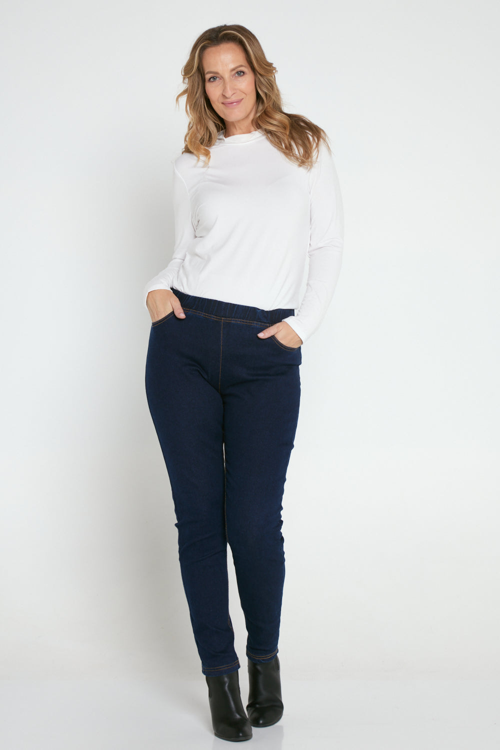 Cooper Jeggings - Dark Denim