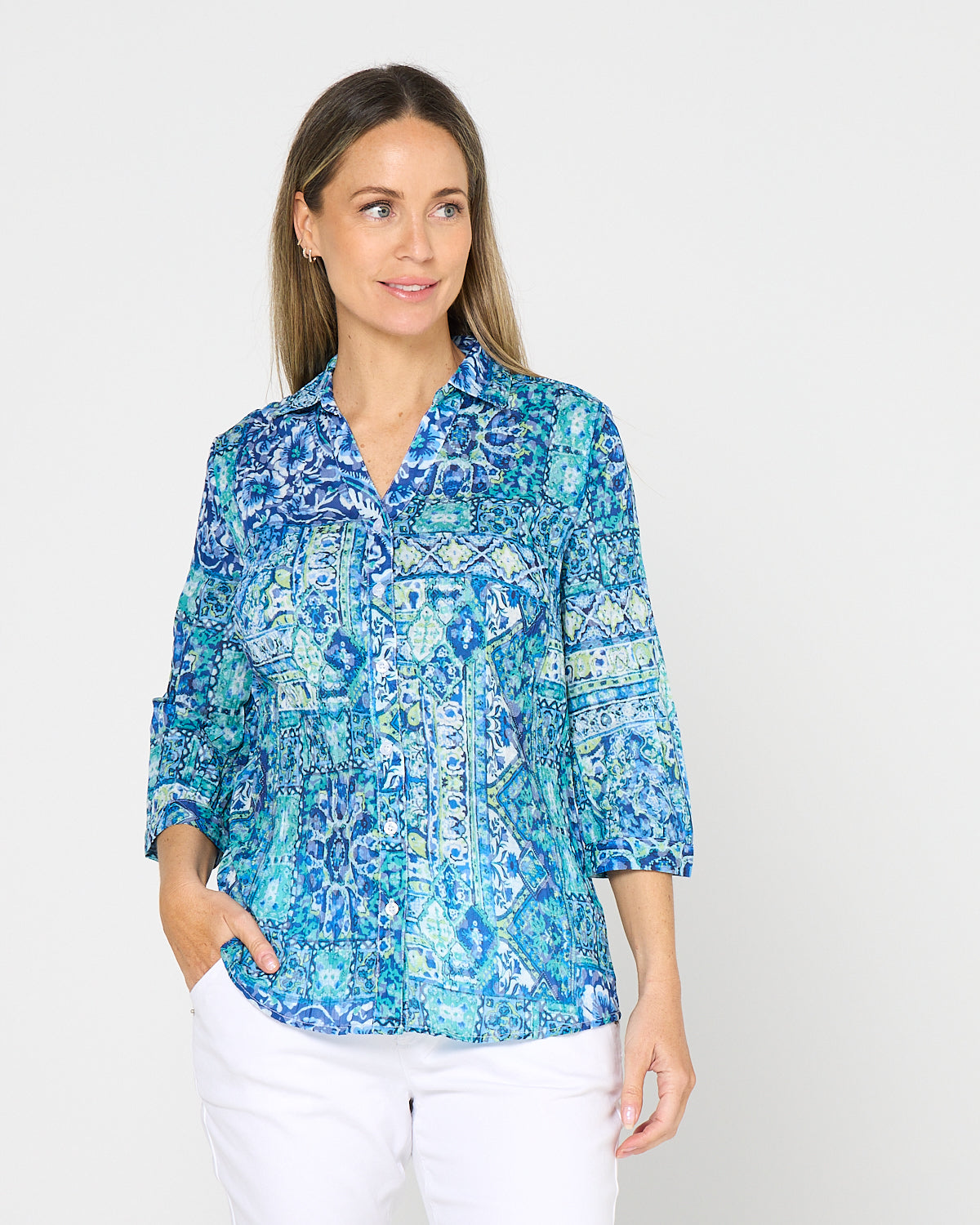 Mirella Shirt - Amalfi Mosaic