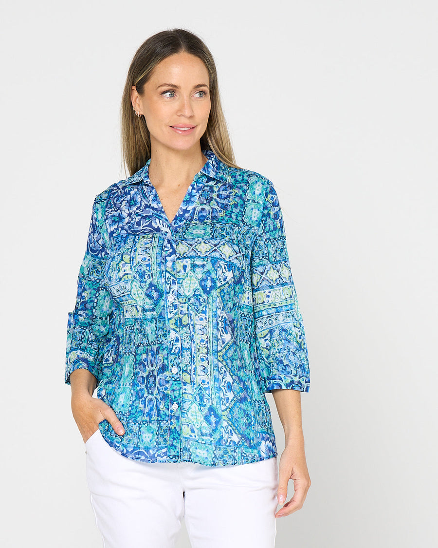Mirella Shirt - Amalfi Mosaic