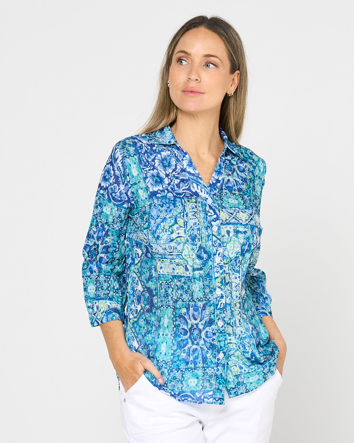 Mirella Shirt - Amalfi Mosaic