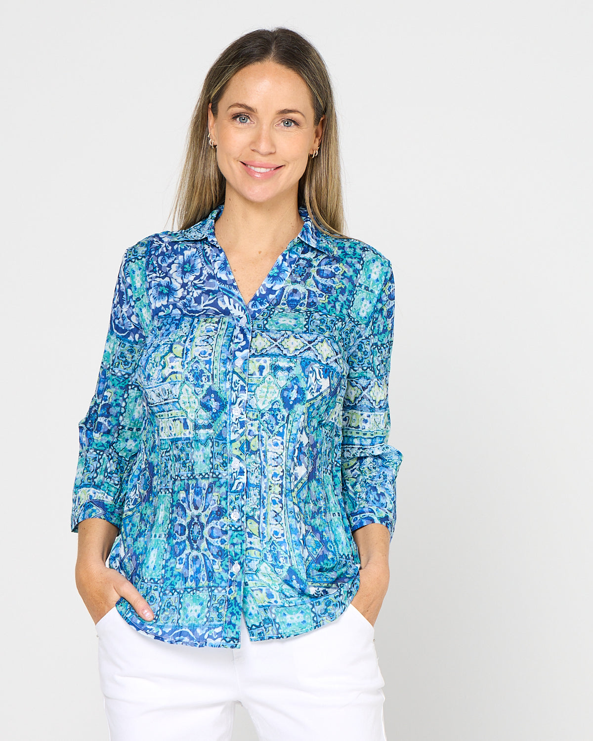 Mirella Shirt - Amalfi Mosaic