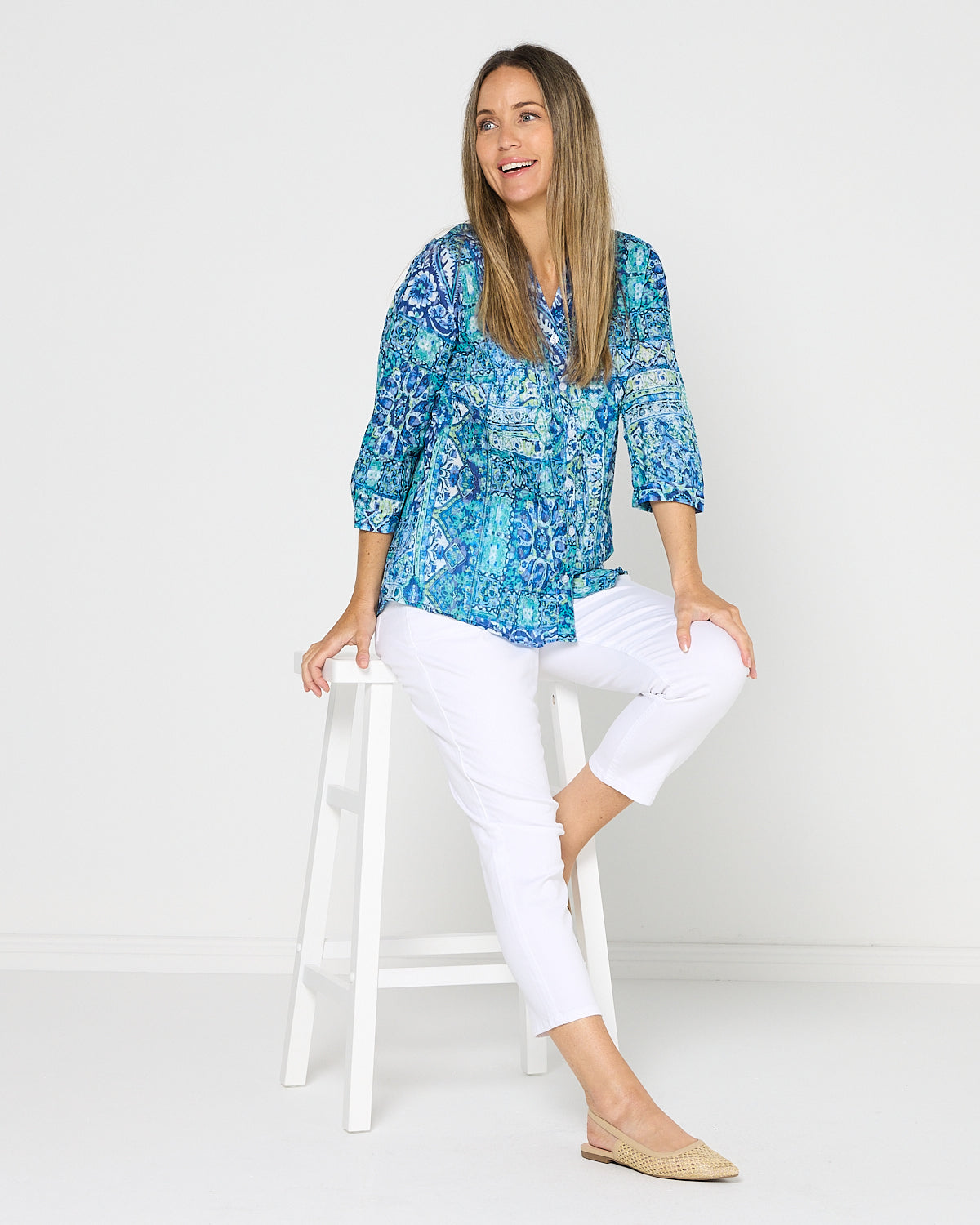 Mirella Shirt - Amalfi Mosaic