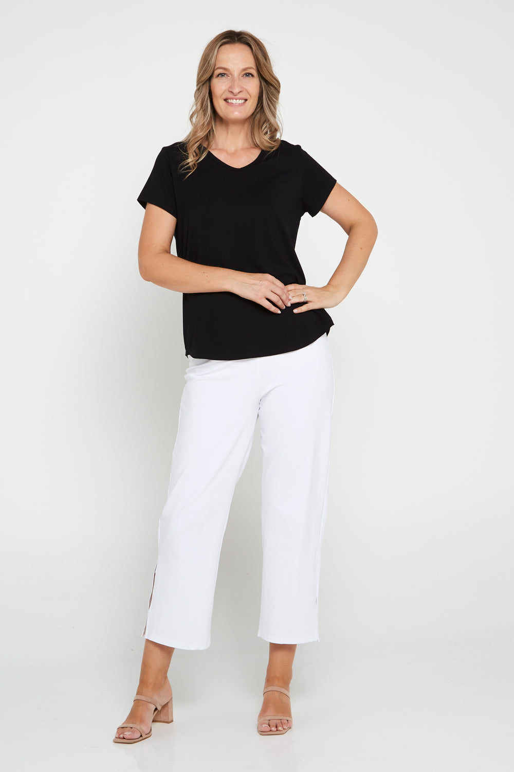 Montana Jersey Pants - White