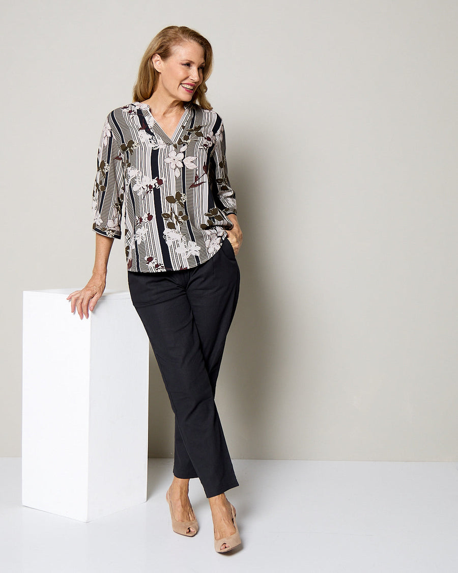 Marlo Drawstring Pants - Black