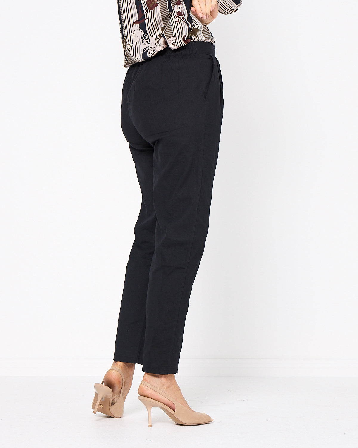 Marlo Drawstring Pants - Black
