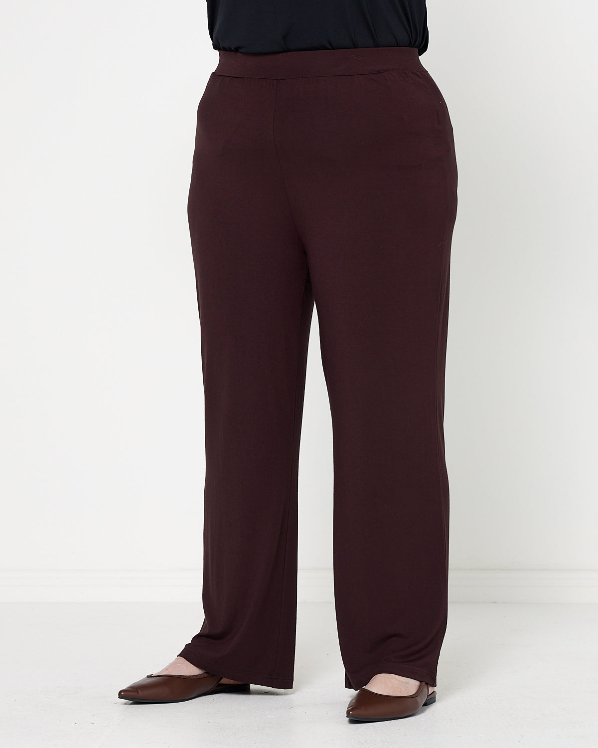 Raya Bamboo Pant - Chocolate