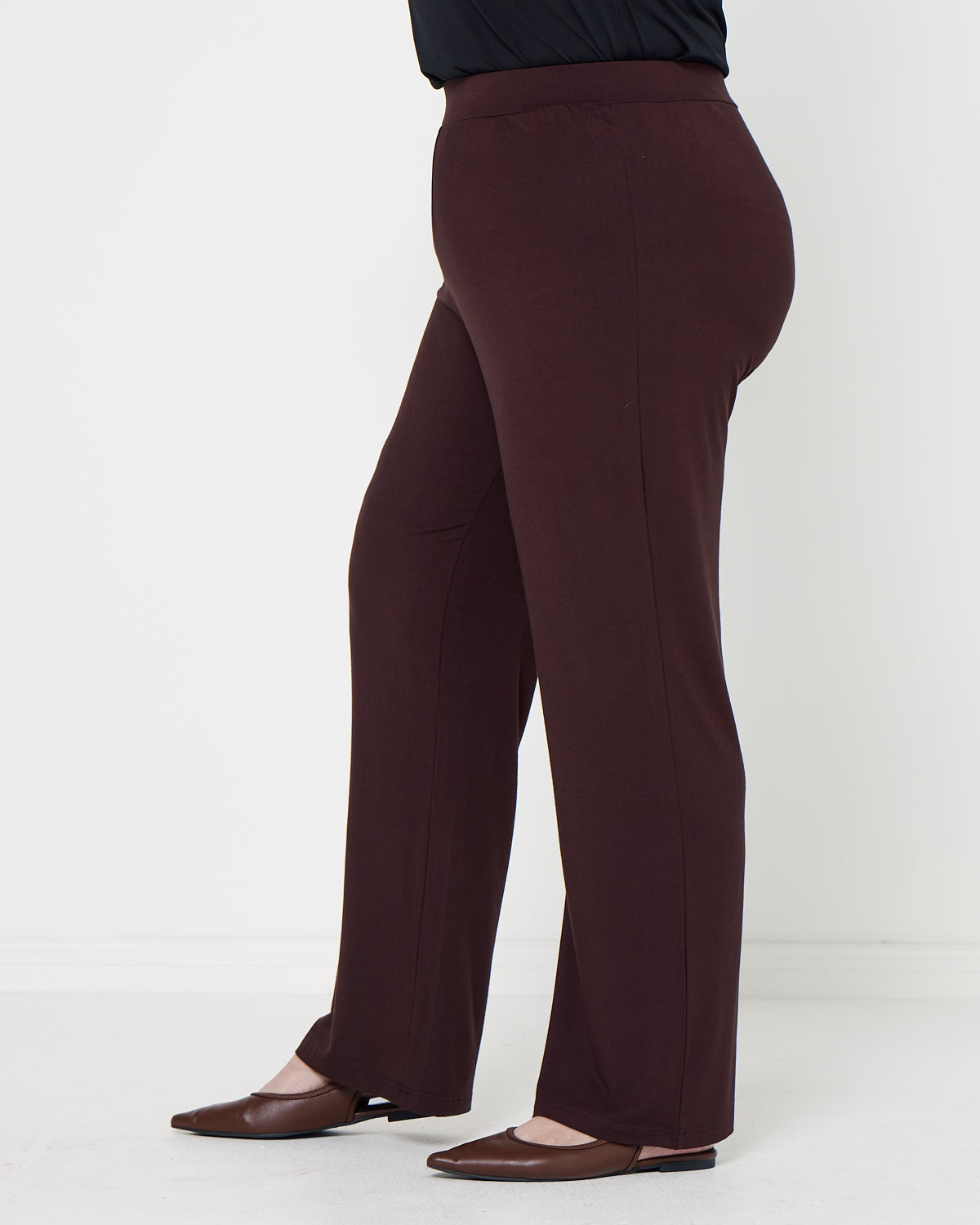 Raya Bamboo Pant - Chocolate