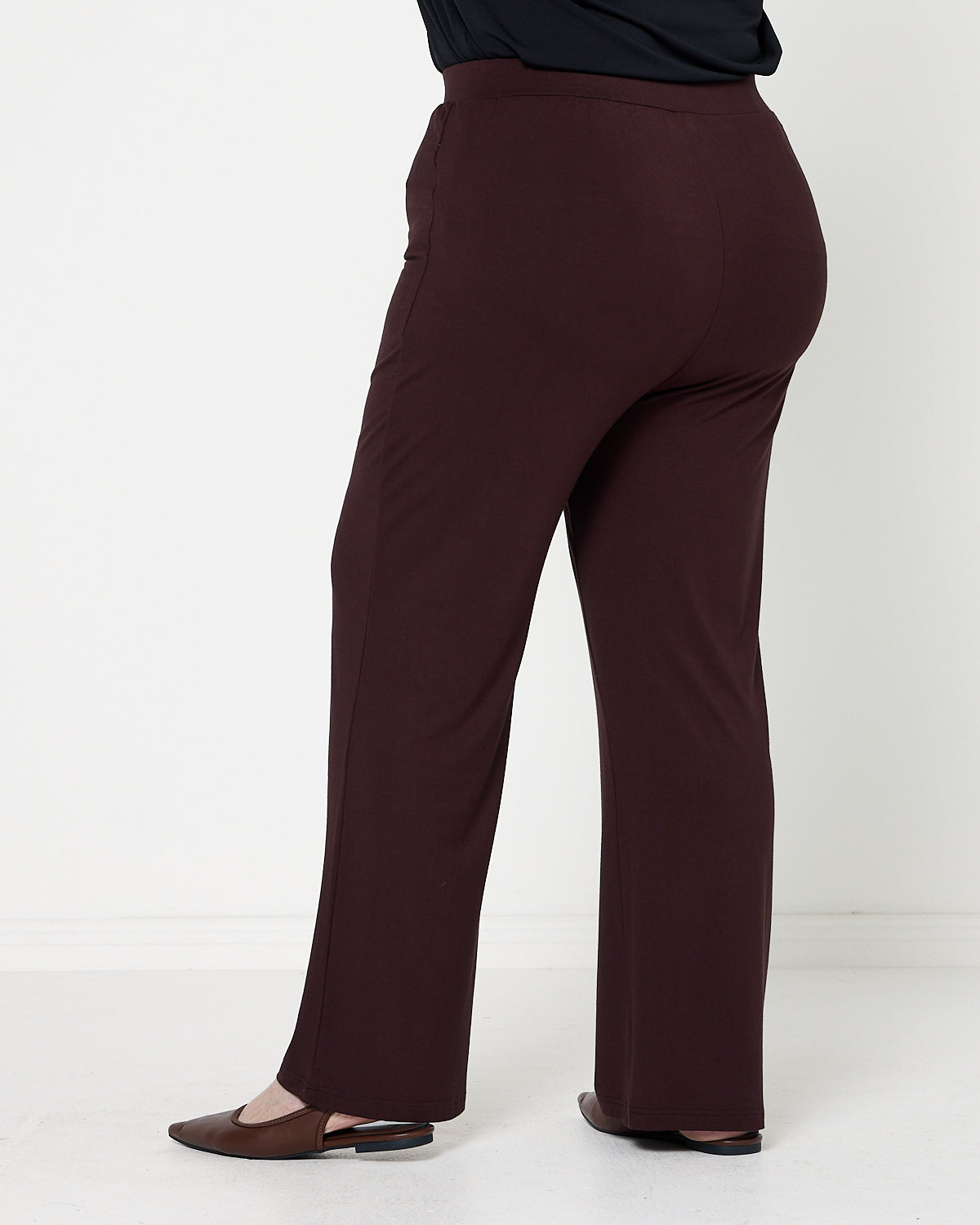 Raya Bamboo Pant - Chocolate