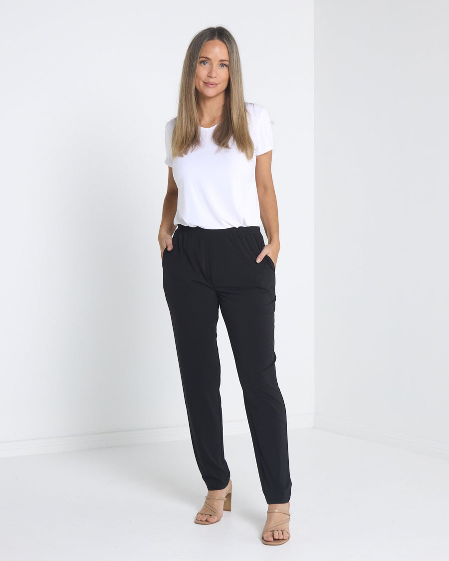 Gianna Pocket Pants - Black