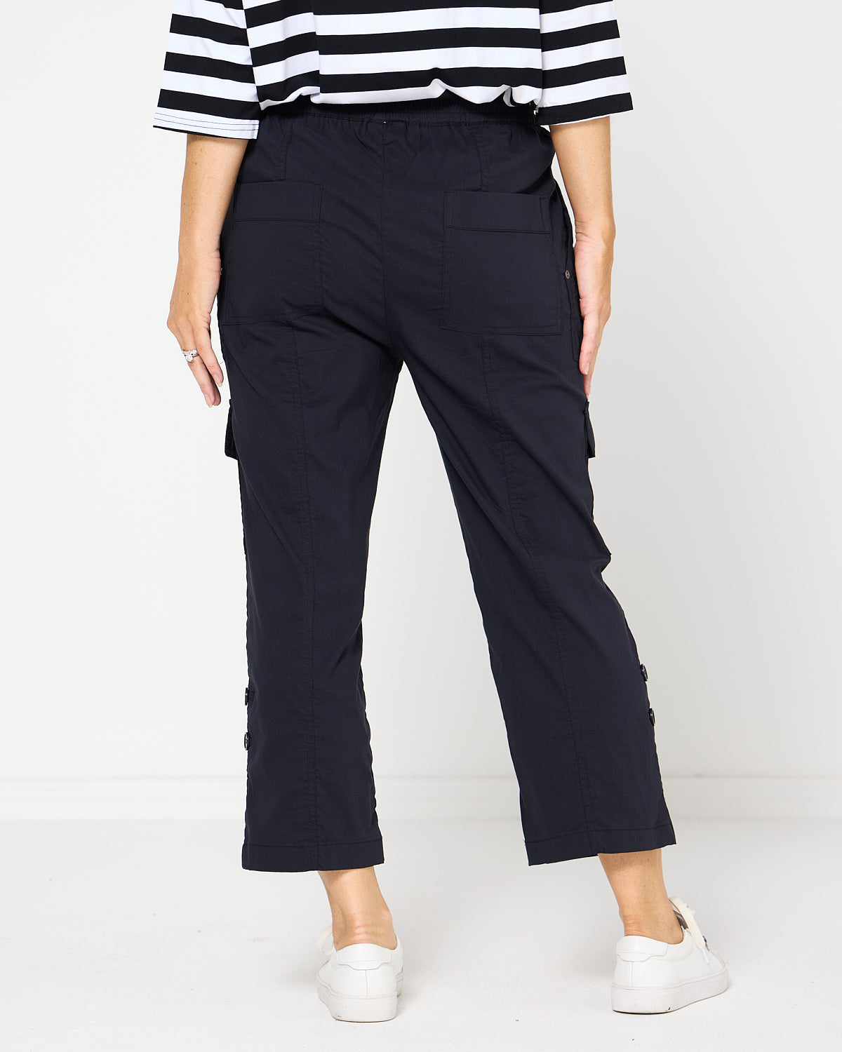 Travel Ease Cargo Pants - Navy