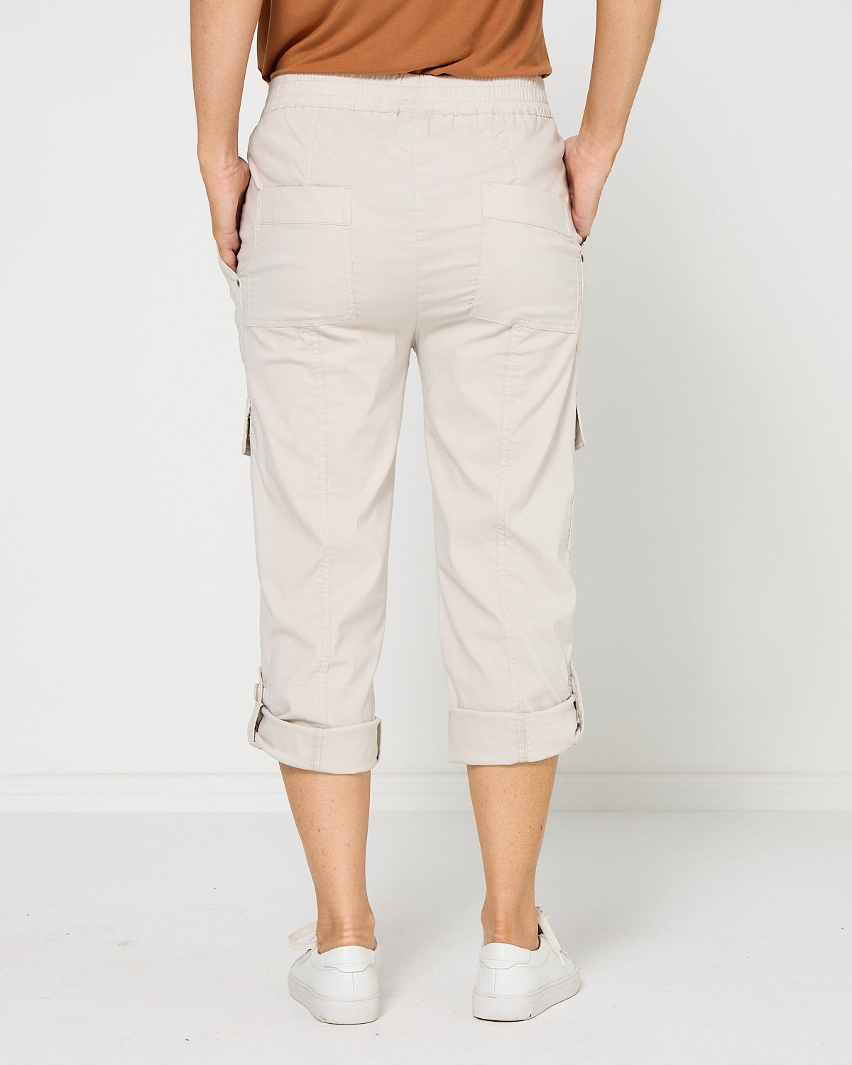 Travel Ease Cargo Pants - Stone