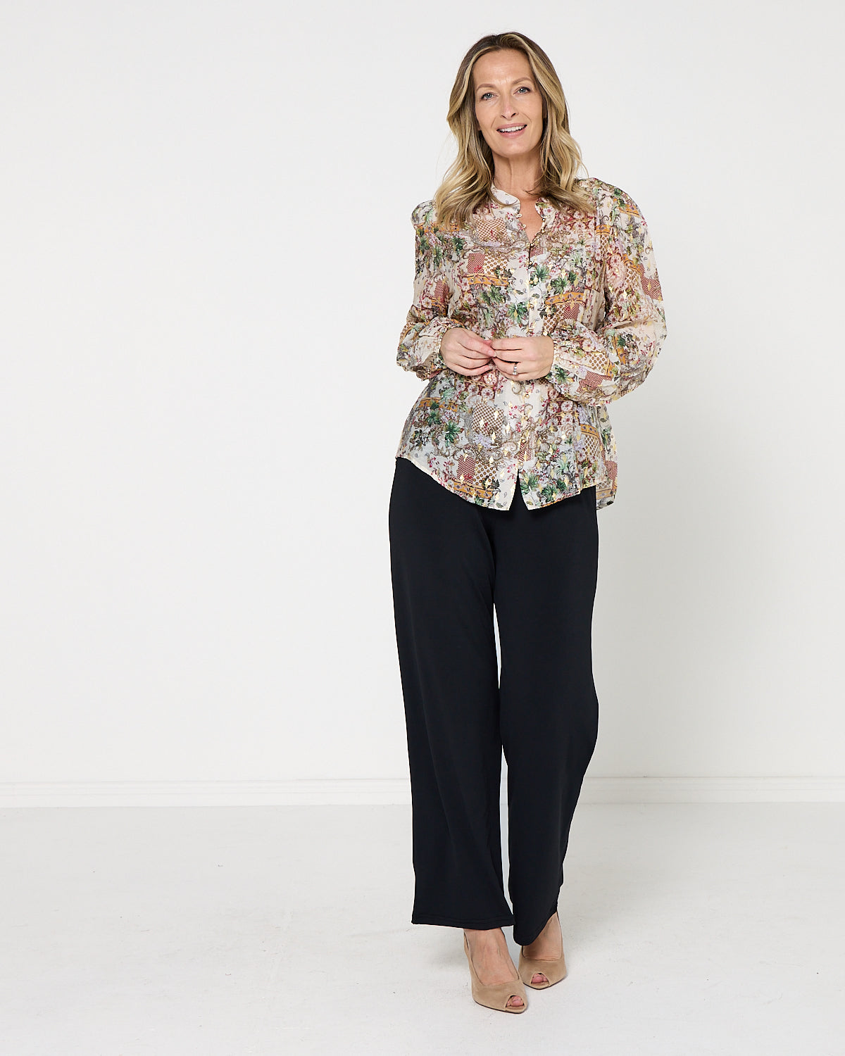Kallista Blouse - Antique Garden