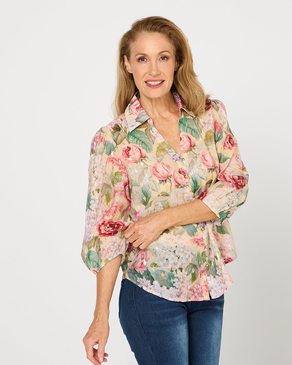 Tahara Blouse - Golden Rose
