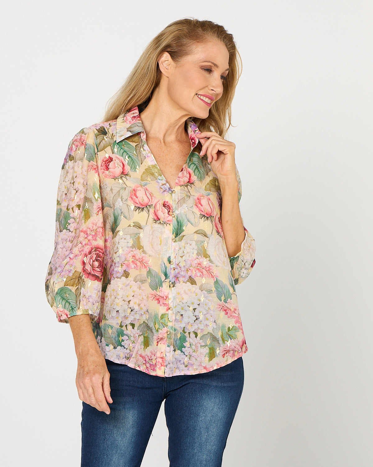 Tahara Blouse - Golden Rose