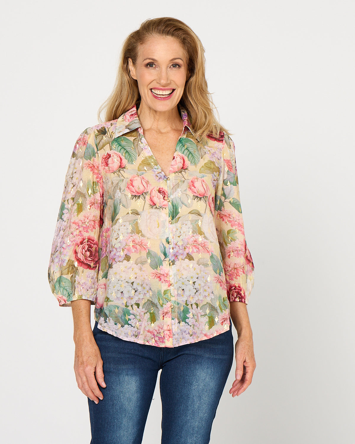 Tahara Blouse - Golden Rose