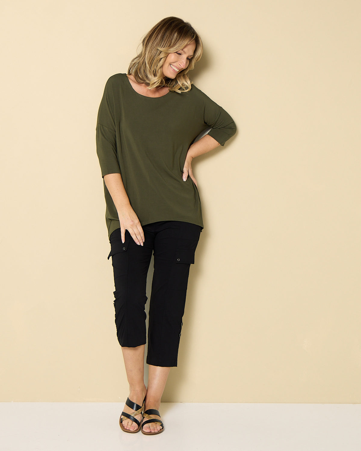 Travel Ease Cargo Pants - Black