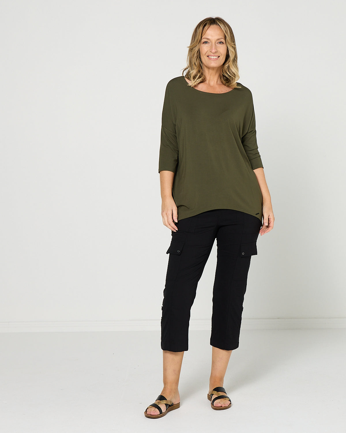 Travel Ease Cargo Pants - Black